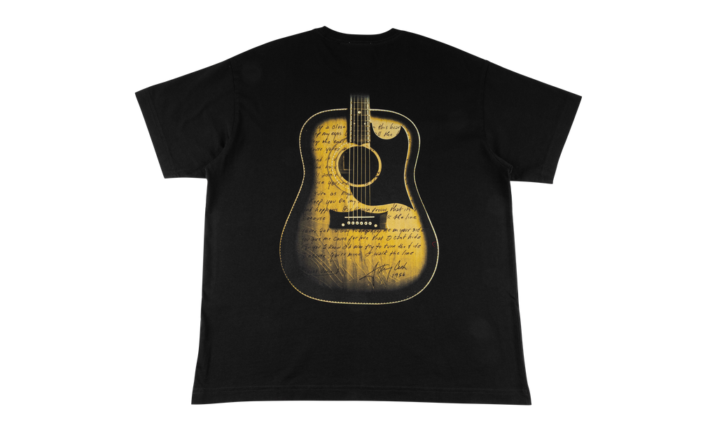 Kith Johnny Cash Walk The Line Lyrics Tee "Black" KHM033587 001