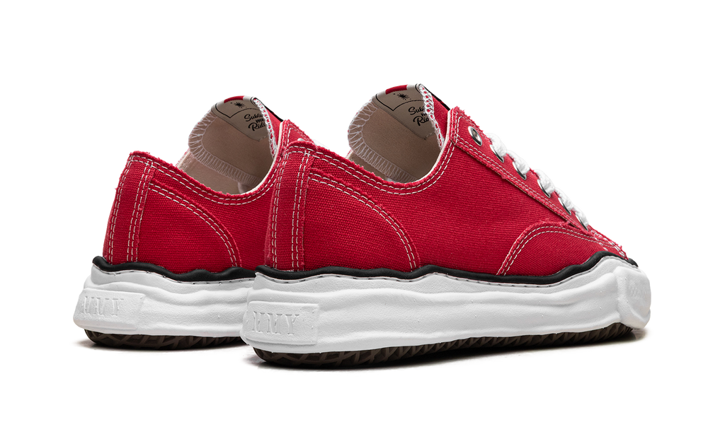 Maison Mihara Yasuhiro Peterson OG Sole Canvas Low "Red" A01FW702 RED