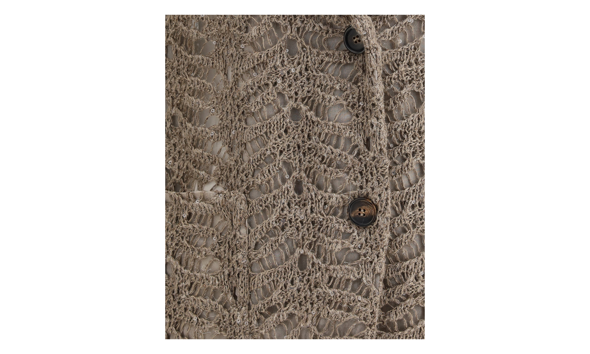 Brunello Cucinelli Linen Blazer WMNS "Brown" BRUN1357