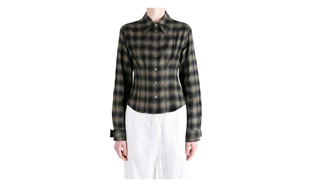 Our Legacy Envelop Shirt WMNS "Yukon Check Woolton" W4262EYC