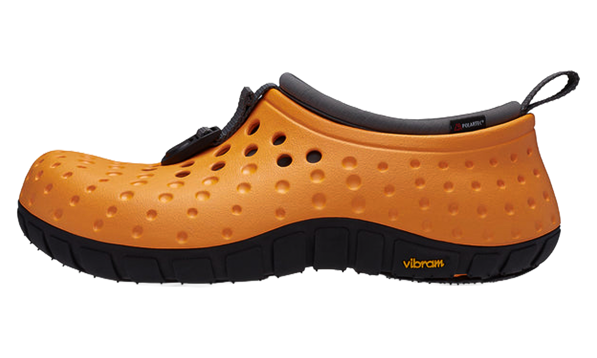CROCS Tembo II RO Clogs "Orange Zing Black" 213585 86Z