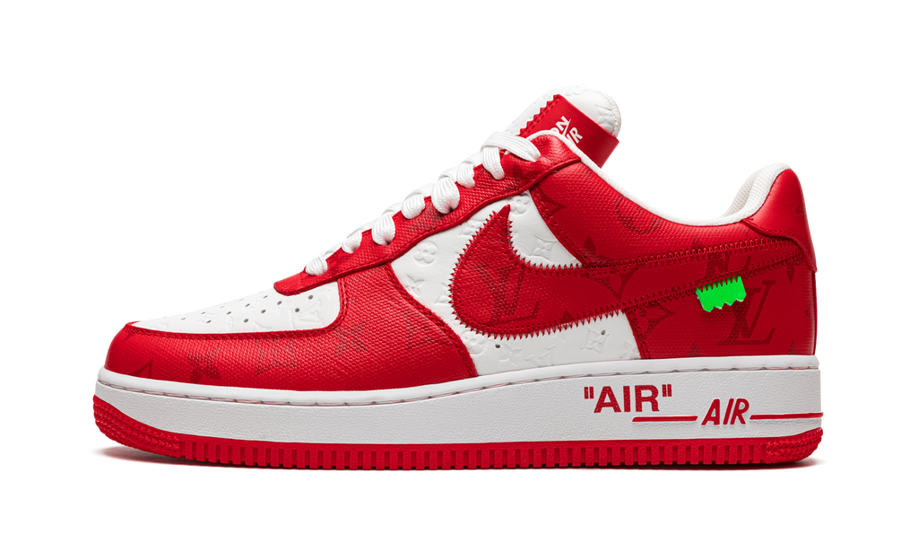 Nike Louis Vuitton Air Force 1 Low "Virgil Abloh - White/Red" 1A9VA9