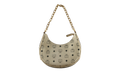 Mcm Aren Vi Hobo Bag "BEIGE/BLACK - Small" MWHFATA02 BEIGEBLACK