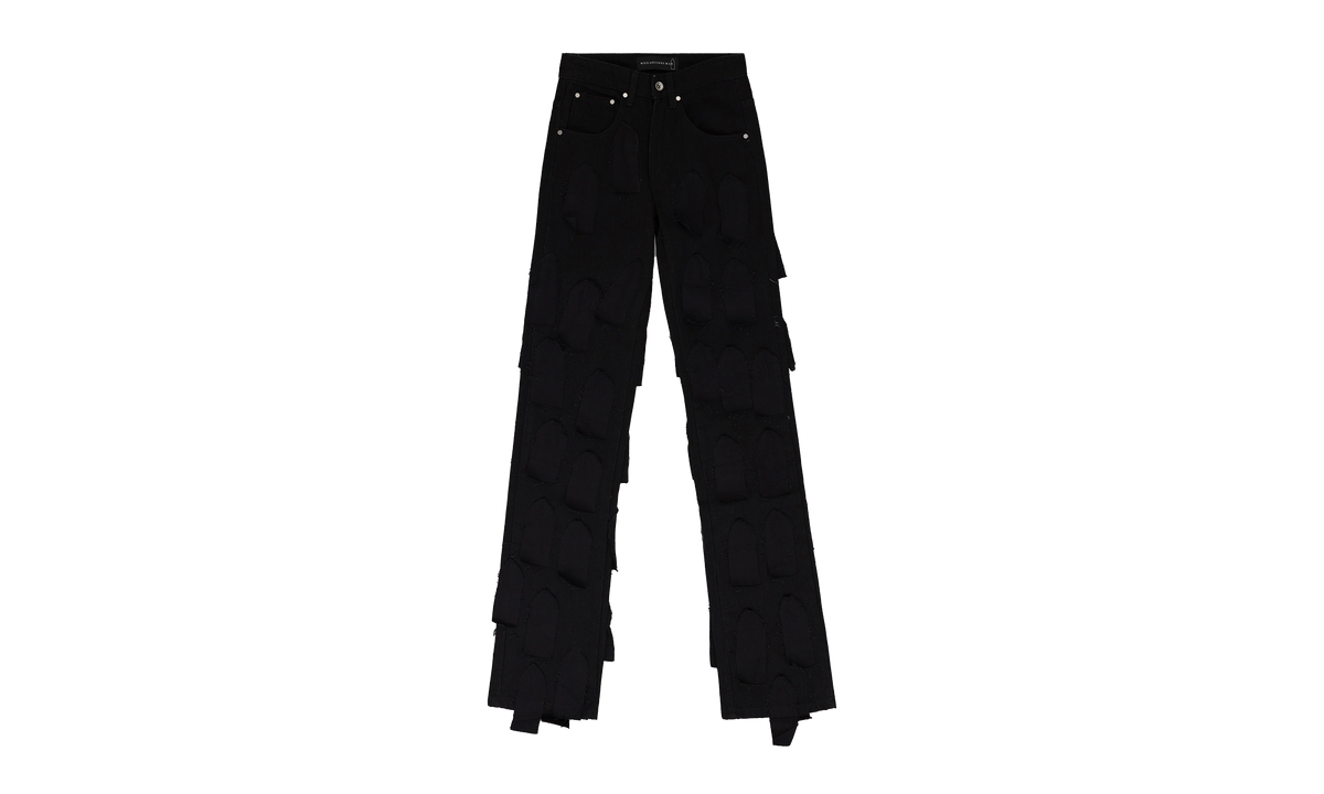 Who Decides War FLYAWAY STRAIGHT-FIT JEANS "BLACK" 11200650002AW23