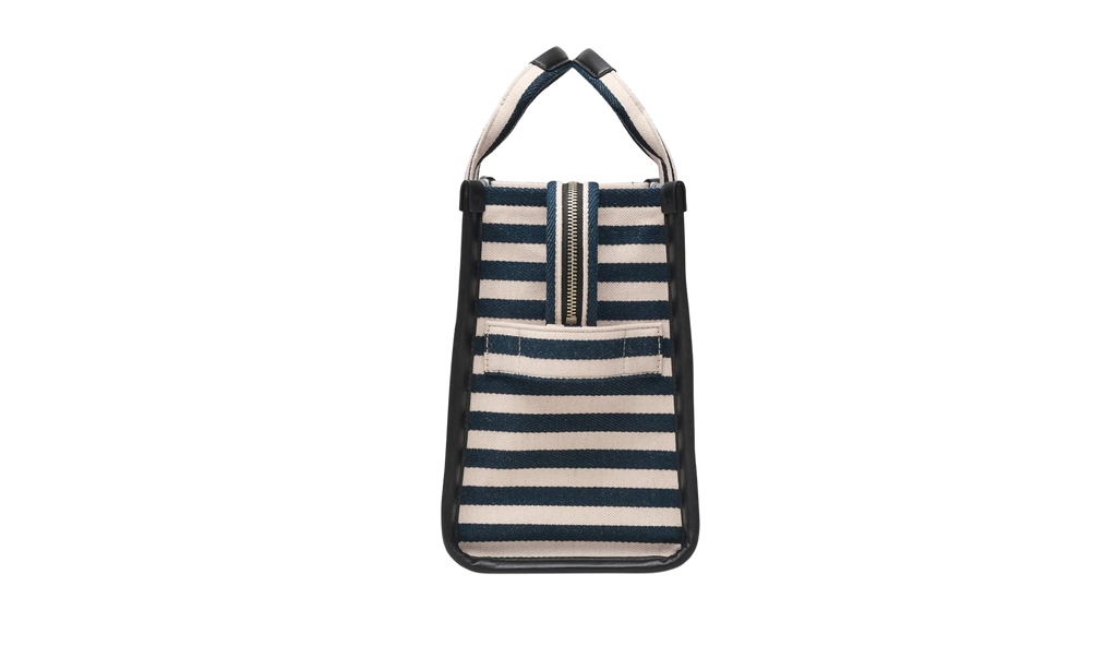Marc Jacobs Stripe Canvas Medium Tote Bag "Blue Sea Multicolor" 2S6HTT021H02 455