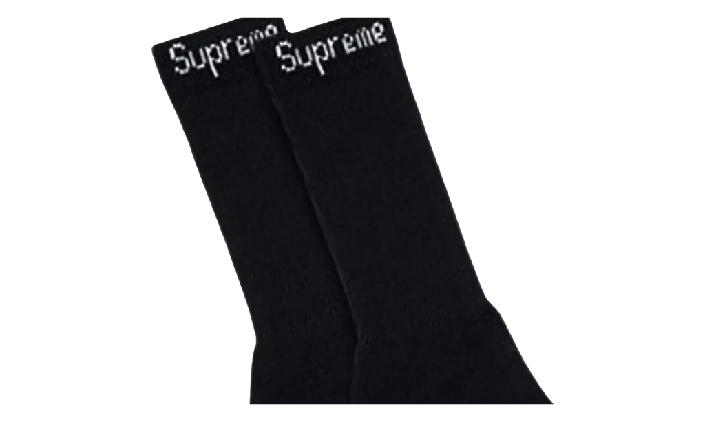 Supreme Hanes Crew Socks "Black" SU27443
