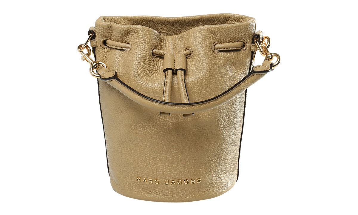 Marc Jacobs Grooved Webbing Bucket Bag "ICED COFFE" 4R3HCR013H02-238