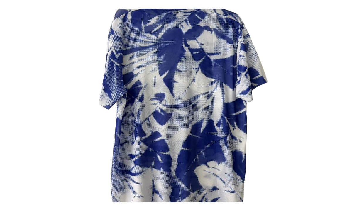 Kith Nia II Palm Mesh T-Shirt WMNS "Blue" KHW030555 5022