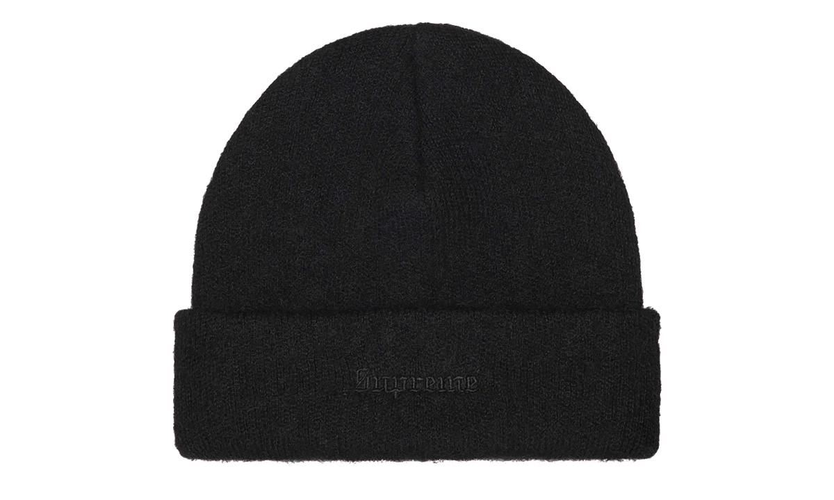 Supreme Mohair Beanie "FW25 - Black" SU27495