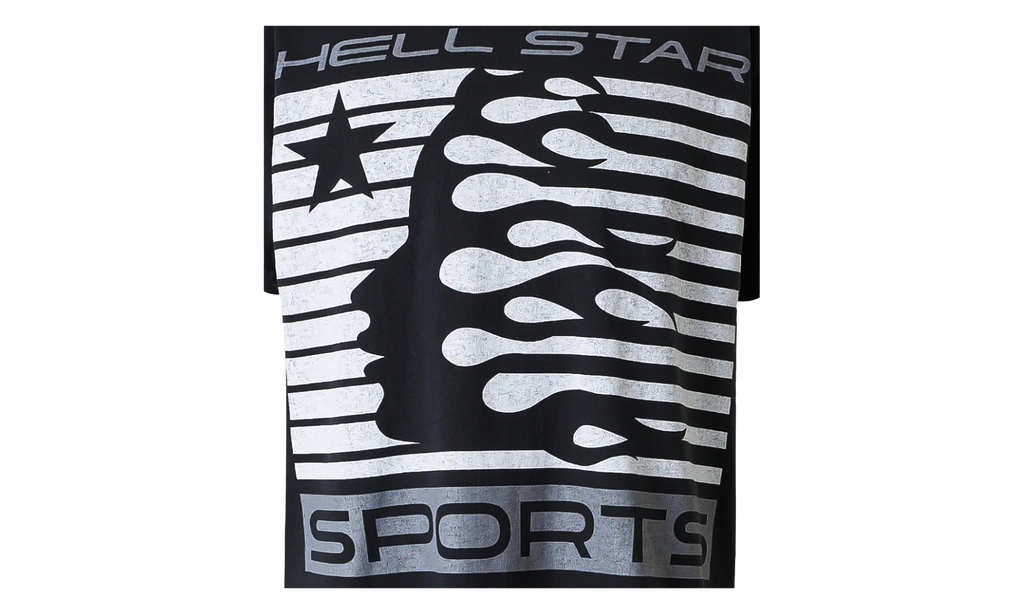 Hellstar Flame Tribal Motion T-Shirt (SS26) "Black" HSR351