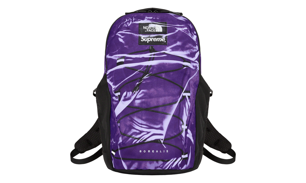 Supreme Printed Borealis Trompe L'oeil Backpack "The North Face - Purple" SU25031