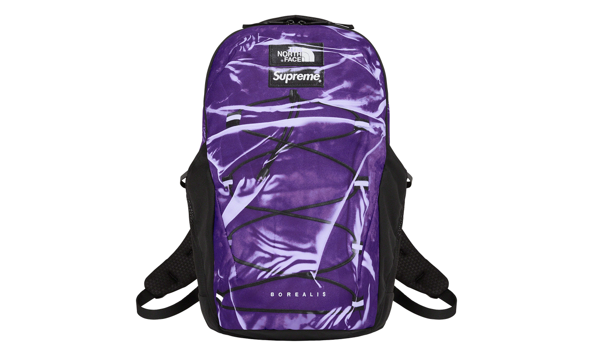 Supreme Printed Borealis Trompe L'oeil Backpack "The North Face - Purple" SU25031
