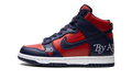 Nike SB Dunk High "Supreme - By Any Means - Navy/Red" DN3741 600