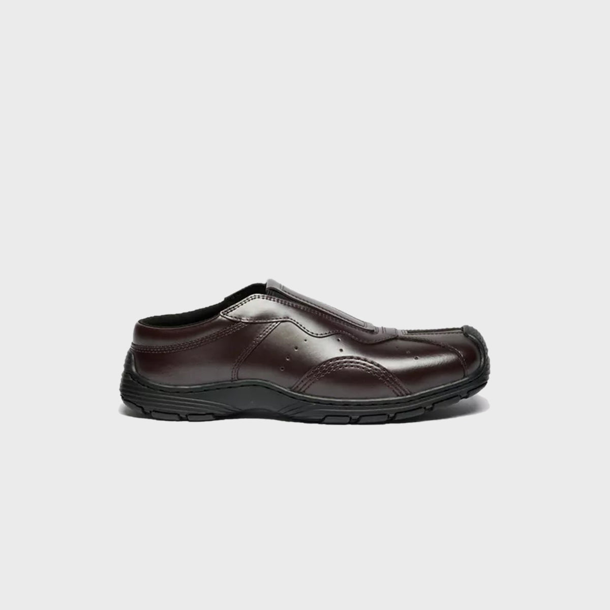Dr. Martens Aurix Satin Finish Leather Mule - Oxblood