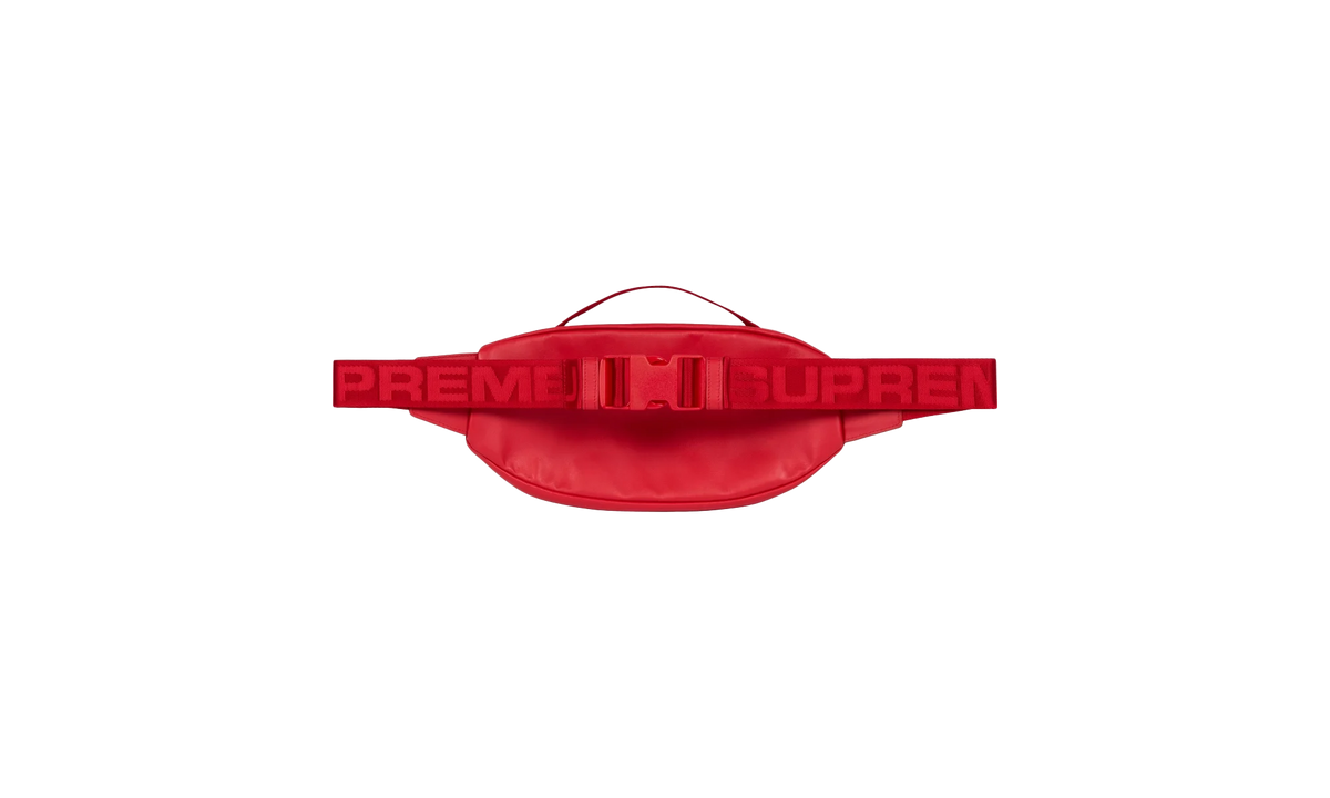 Supreme Leather Waist Bag "FW23 - Red" SU25608