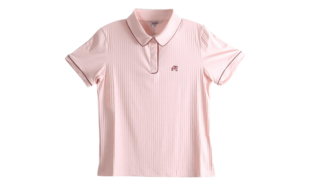 Malbon Golf Anna Polo Shirt WMNS "Rosy Touch" MW 0086 ROS