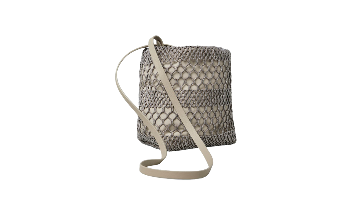 Brunello Cucinelli Mesh Pouch Bag WMNS "Beige" BRUN1662