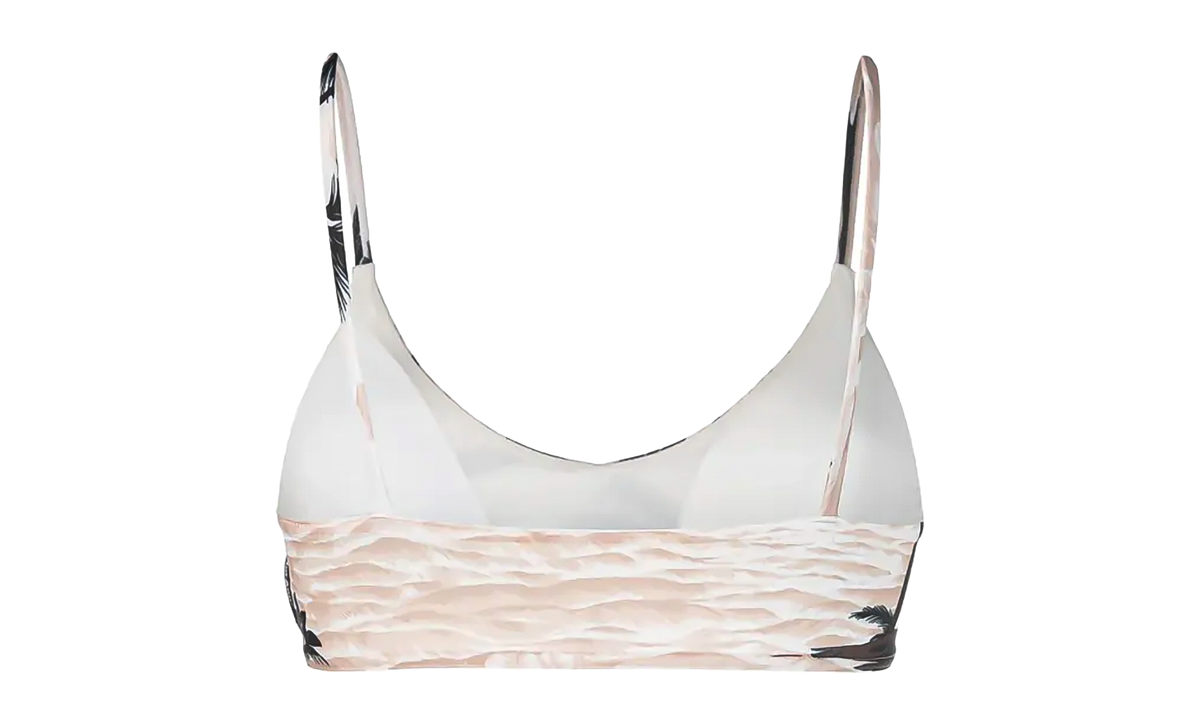 Palm Angels Hawaiin Dream Bikini Top WMNS "Beige" PWFH001S23FAB0016110
