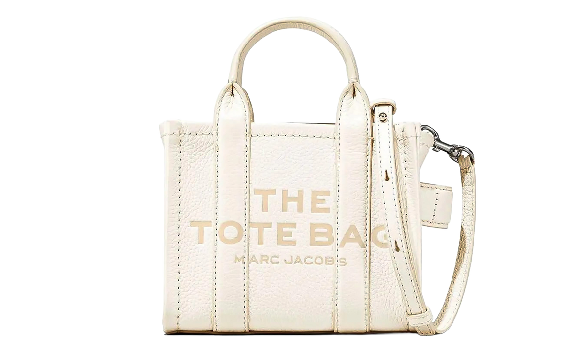 Marc Jacobs The Crossbody Tote Bag "Cotton / Silver" H053L01RE22 140