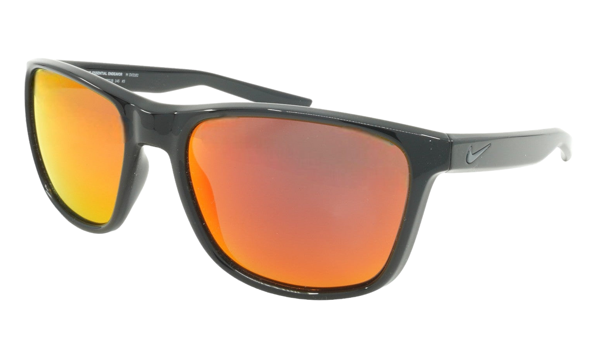 Nike Essential Endeavor Sunglasses "Black / Dark Grey / Grey / Red Mirror" DV2162 010
