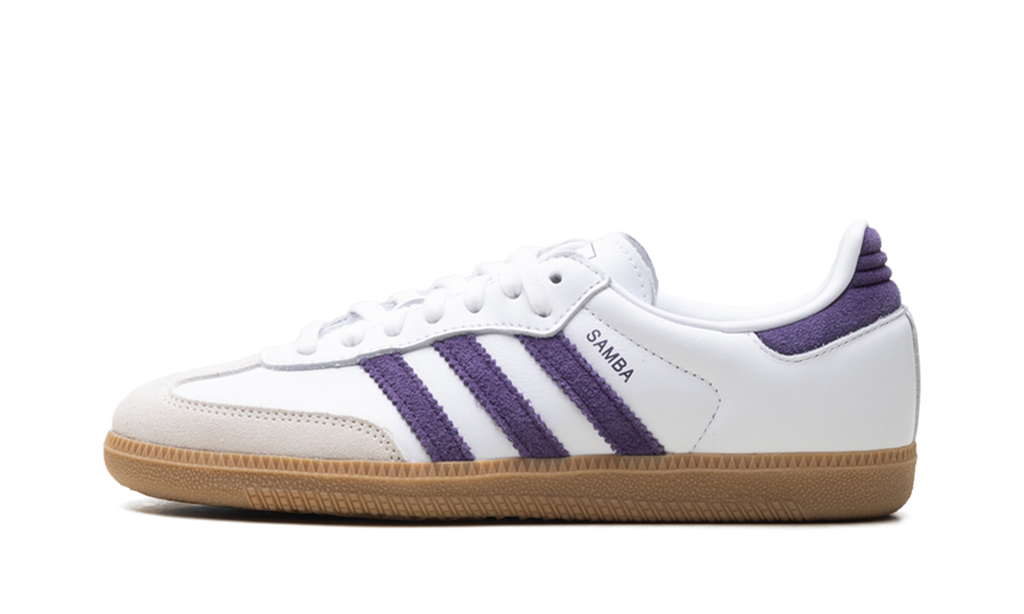Adidas SAMBA OG WMNS "White Alumina Aurora Plum" JS1392