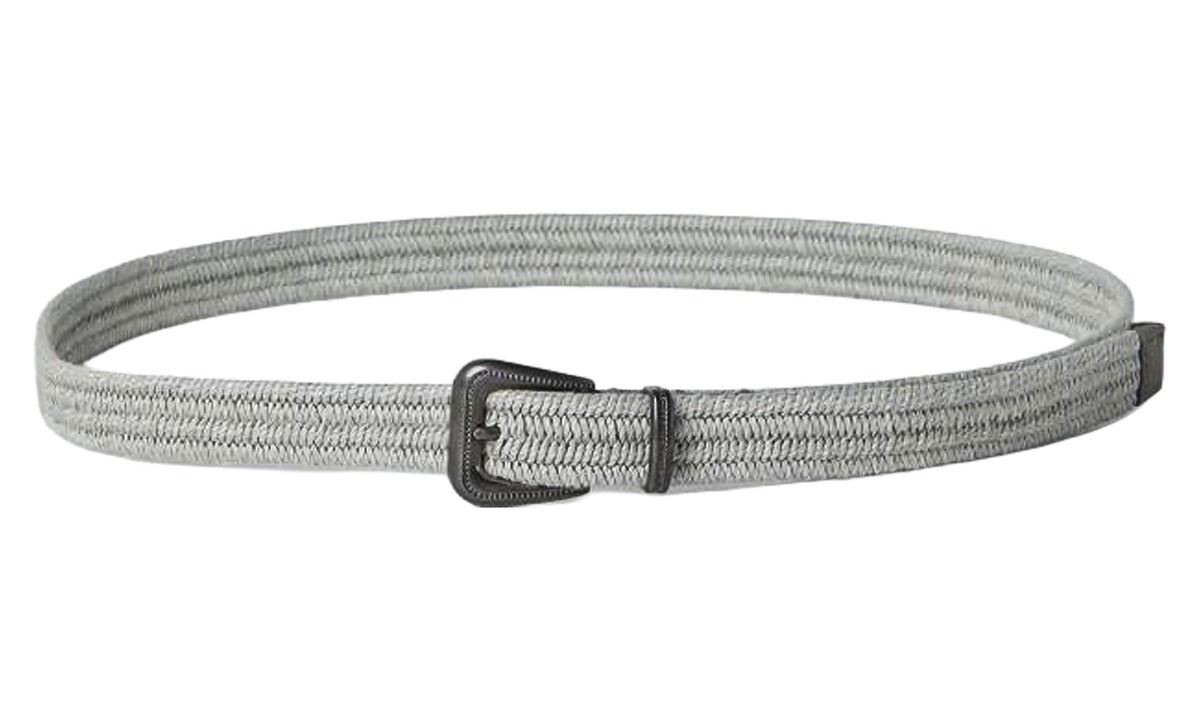 BRUNELLO CUCINELLI Woven Belt WMNS "Light Gray" BRUN1360