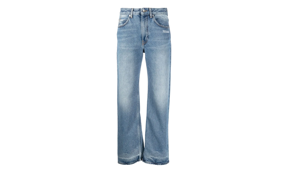 Off-White Corporate 90's Fit Denim Jeans Size WMNS "Blue" OWYA036C99DEN0044501