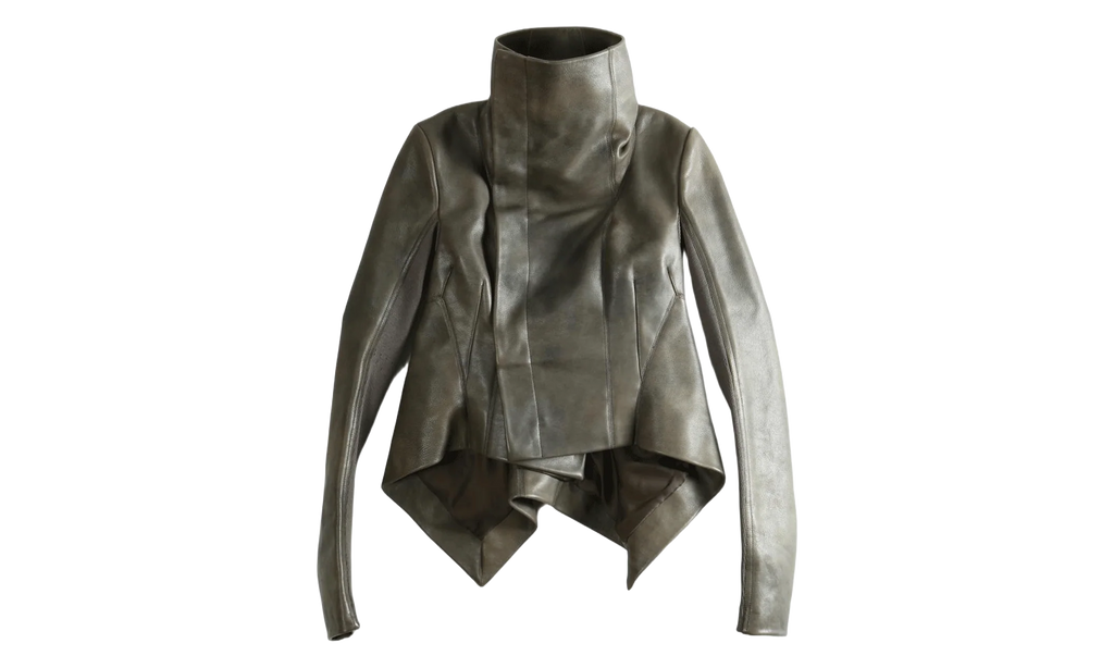 Rick Owens Buttoned Naska Jacket WMNS "Washed Black" RP02F5712 LCD 39