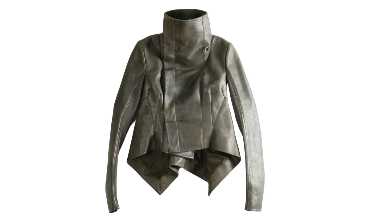 Rick Owens Buttoned Naska Jacket WMNS "Washed Black" RP02F5712 LCD 39