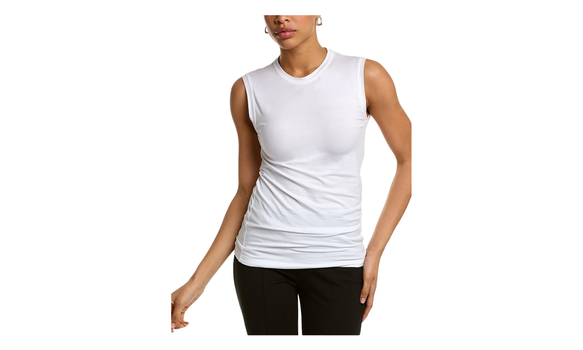BRUNELLO CUCINELLI Sleeveless Fitted Top WMNS "White" BRUN056