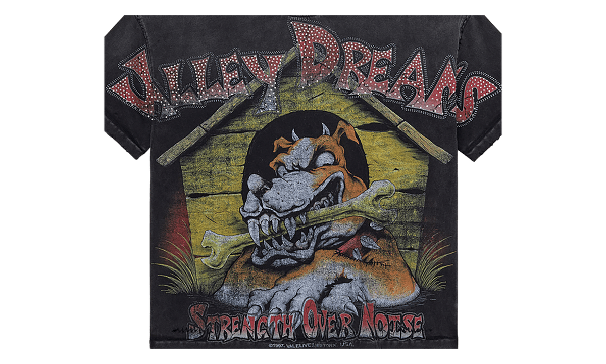 Vale Doghouse Bling T-Shirt "Black" VAL198