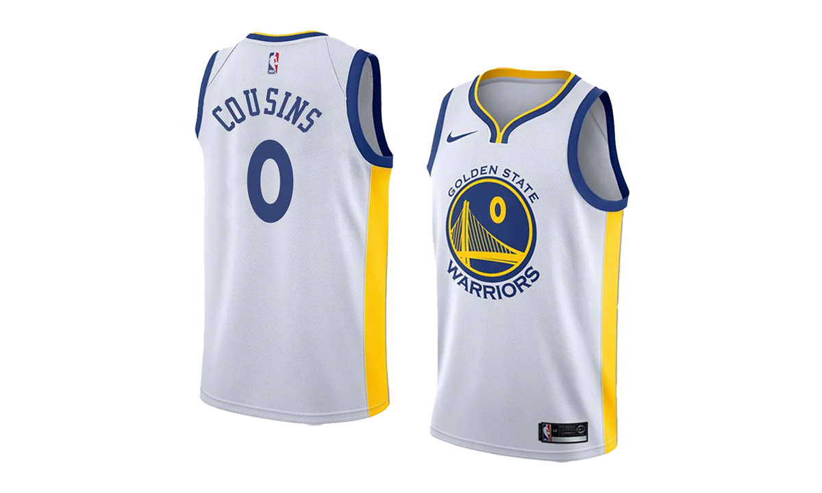 Nike NBA Golden State Warriors DeMarcus Cousins Swingman Jersey "White" 864417 106
