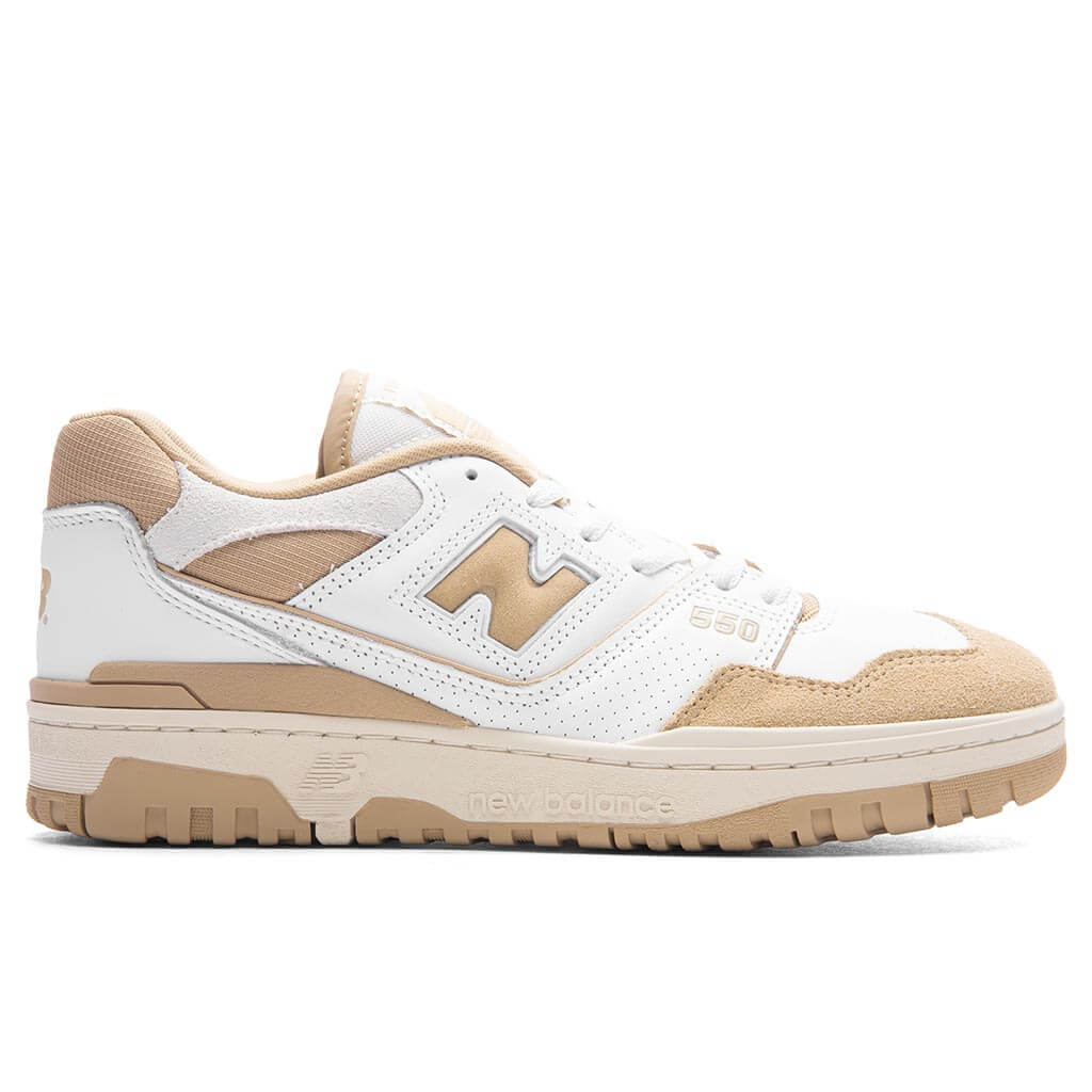 New Balance 550 - White/Incense/Driftwood