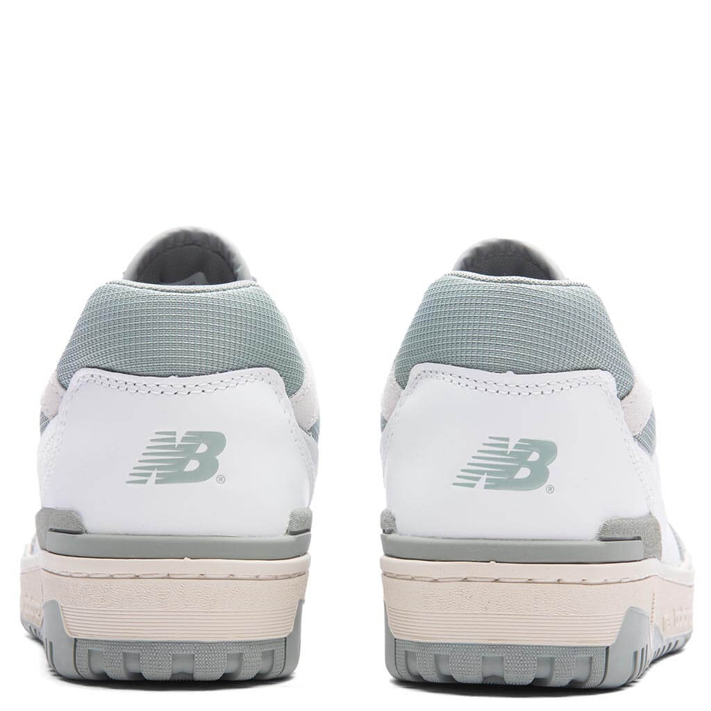 New Balance 550 - White/Juniper/Dark Juniper