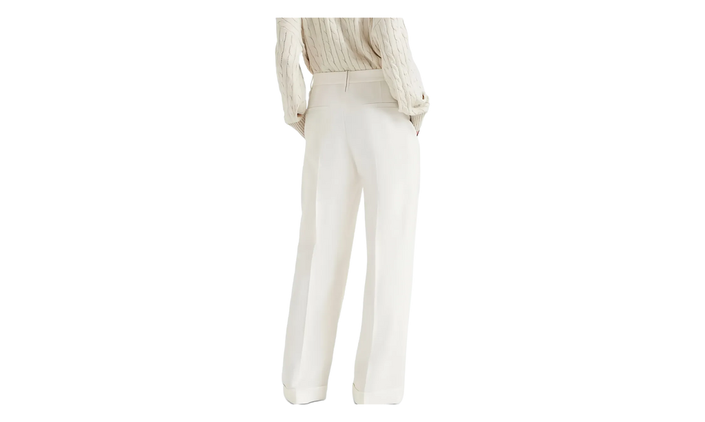 BRUNELLO CUCINELLI Wide Leg Trousers WMNS "Panna" BRUN1489