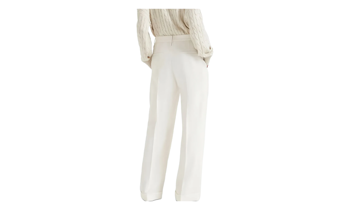 BRUNELLO CUCINELLI Wide Leg Trousers WMNS "Panna" BRUN1489