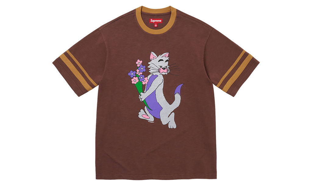 SUPREME Glitter Cat S/S Shirt "FW26 - Brown" SU28453