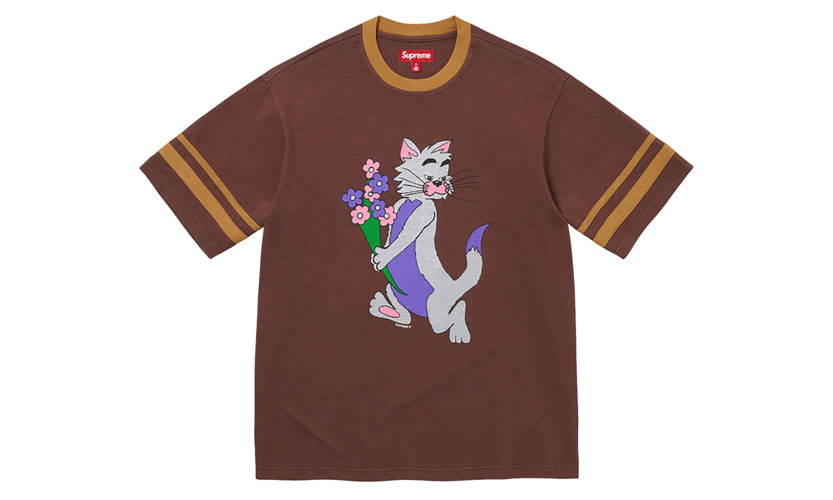 SUPREME Glitter Cat S/S Shirt "FW26 - Brown" SU28453
