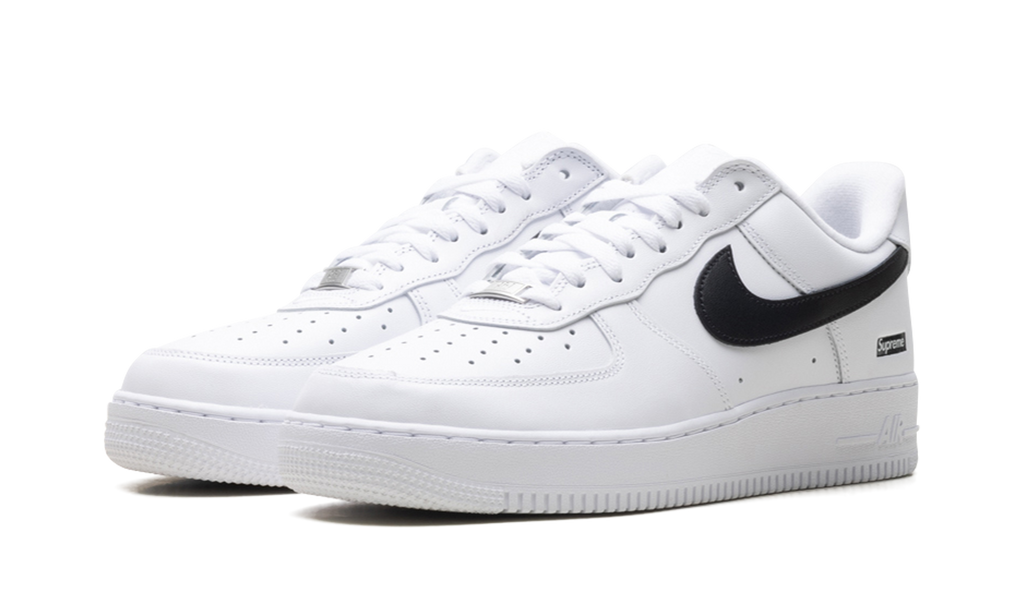 Nike Air Force 1 Low "Supreme - Mini Box Logo White / Black" CU9225 102
