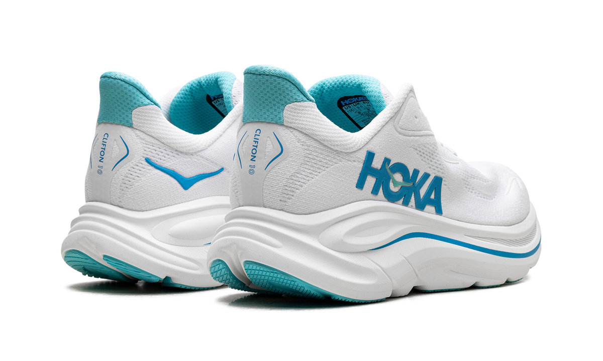 Hoka CLIFTON 10 "WHITE SKYWARD BLUE" 1162030 WKY