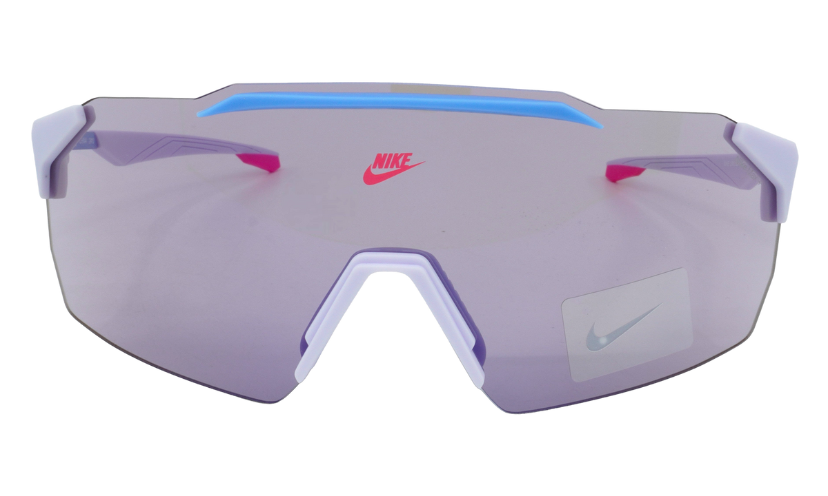 Nike Limitless Shield Mirrored Sunglasses "Amethyst Tint / Blue Flash" IB3521X 538