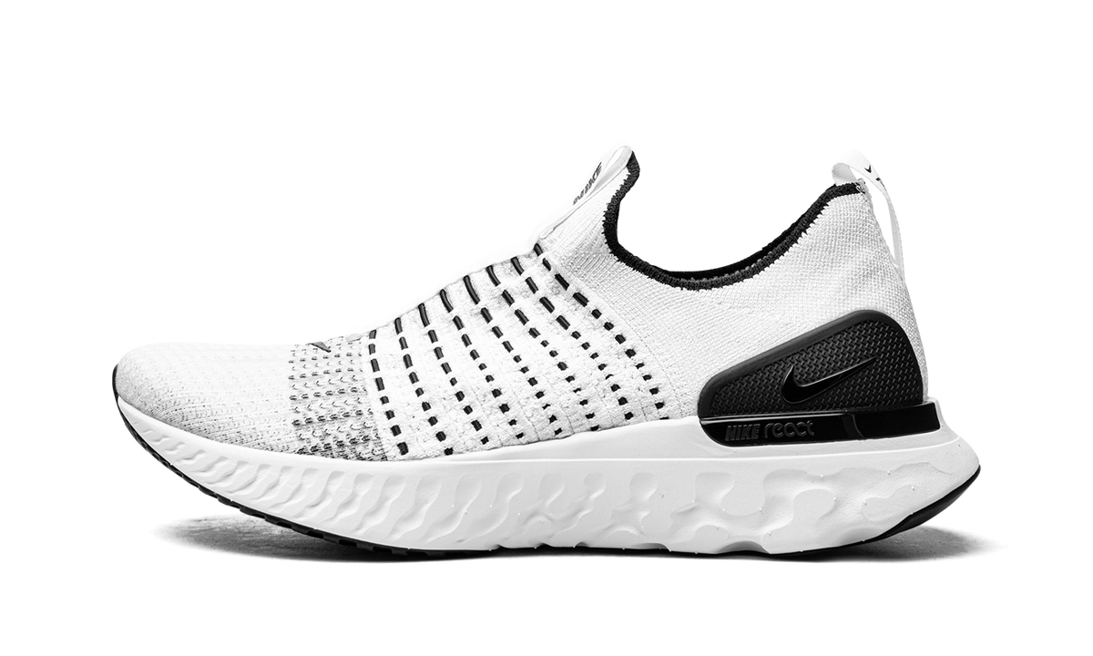 Nike React Phantom Run Flyknit "White/White-Black-Pure Platinum" Cj0277 100