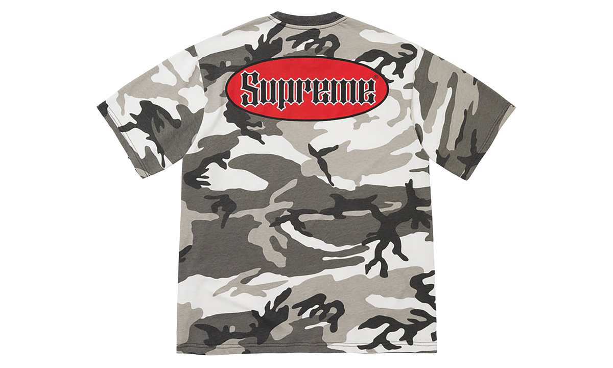 SUPREME Cracked Pocket S/S Shirt "Fw26 - Snow Camo" SU28457