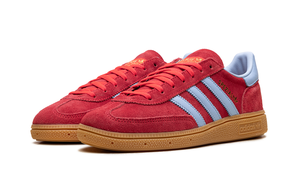 Adidas Handball Spezial WMNS "Lucid Red Glow Blue Gum" JR3607