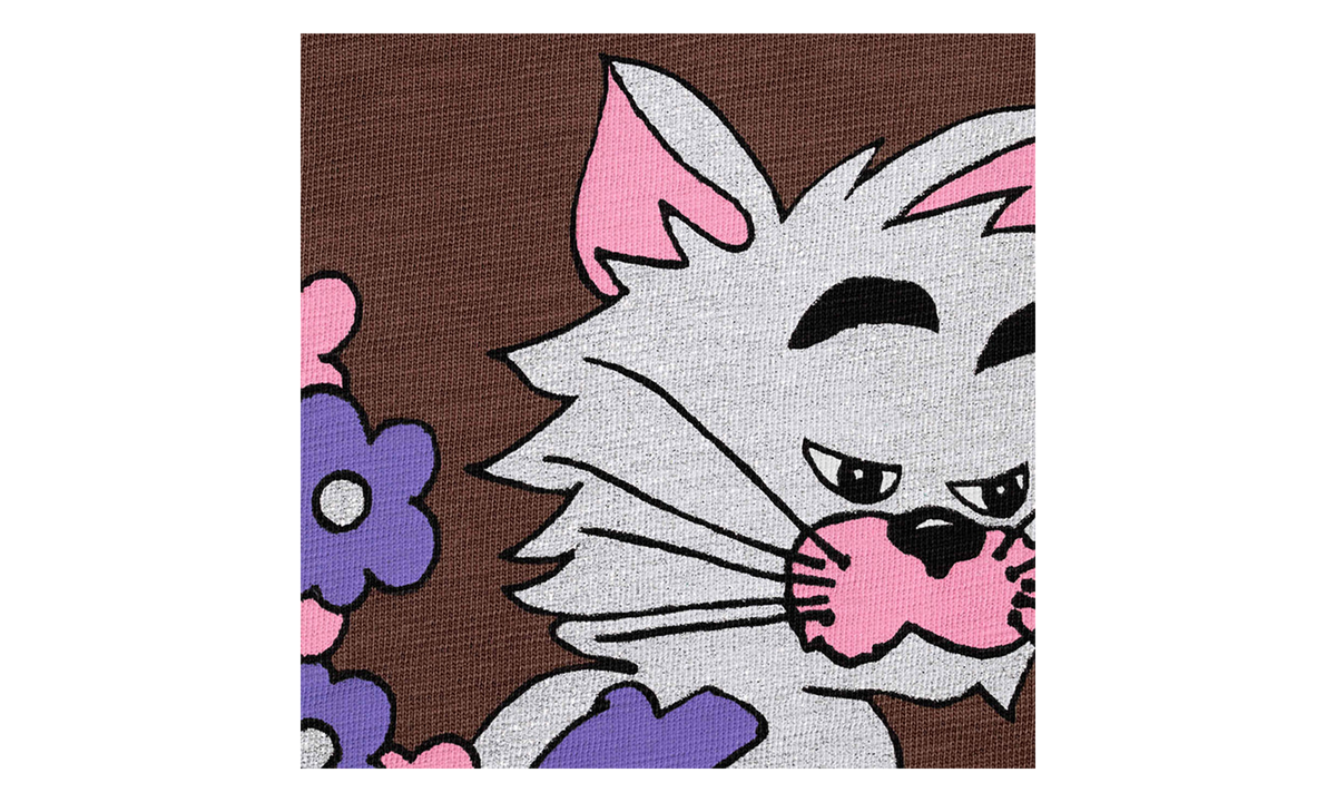 SUPREME Glitter Cat S/S Shirt "FW26 - Brown" SU28453