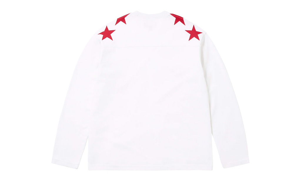 Supreme Playboy® L/S Football Top "SS26 - White" SU27097