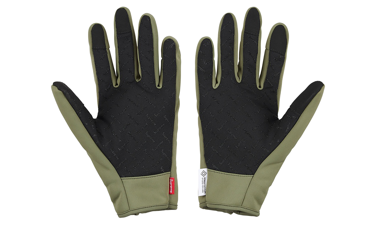 SUPREME WINDSTOPPER Zip Gloves "FW25 - Olive" SU28434