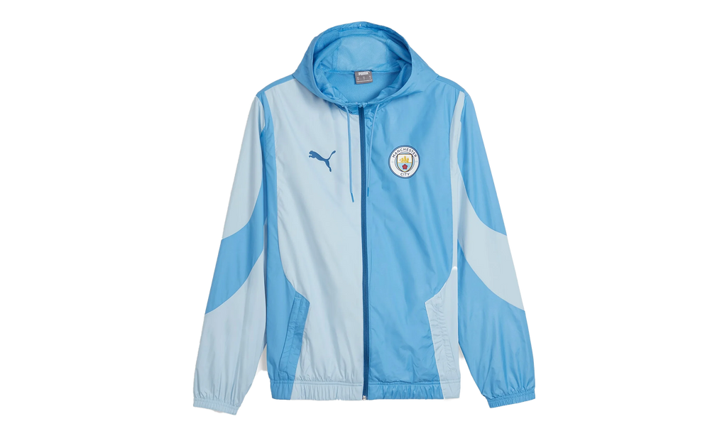 Puma MCFC PREMATCH WOVEN JACKET "Blue" 774372 02