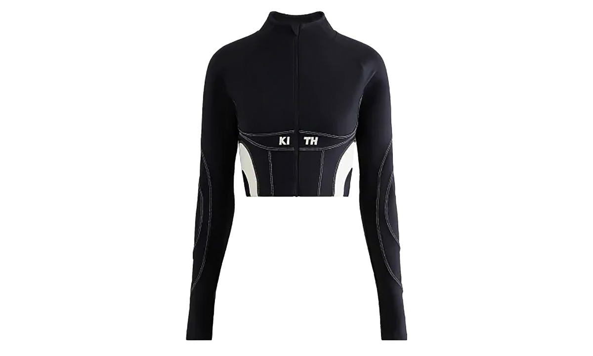 Kith Sora Seamed Track Zip Long Sleeve WMNS "Black" KHW030465 001
