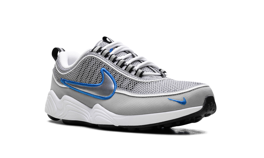 Nike Zoom Spiridon "Metallic Silver / Signal Blue" HF9117 003
